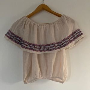 Billabong Strapless/ Off-Shoulder Top